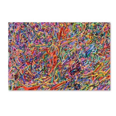 Trademark Fine Art Josh Byer 'Birds vs Aliens' Canvas Art, 12x19 ALI5585-C1219GG